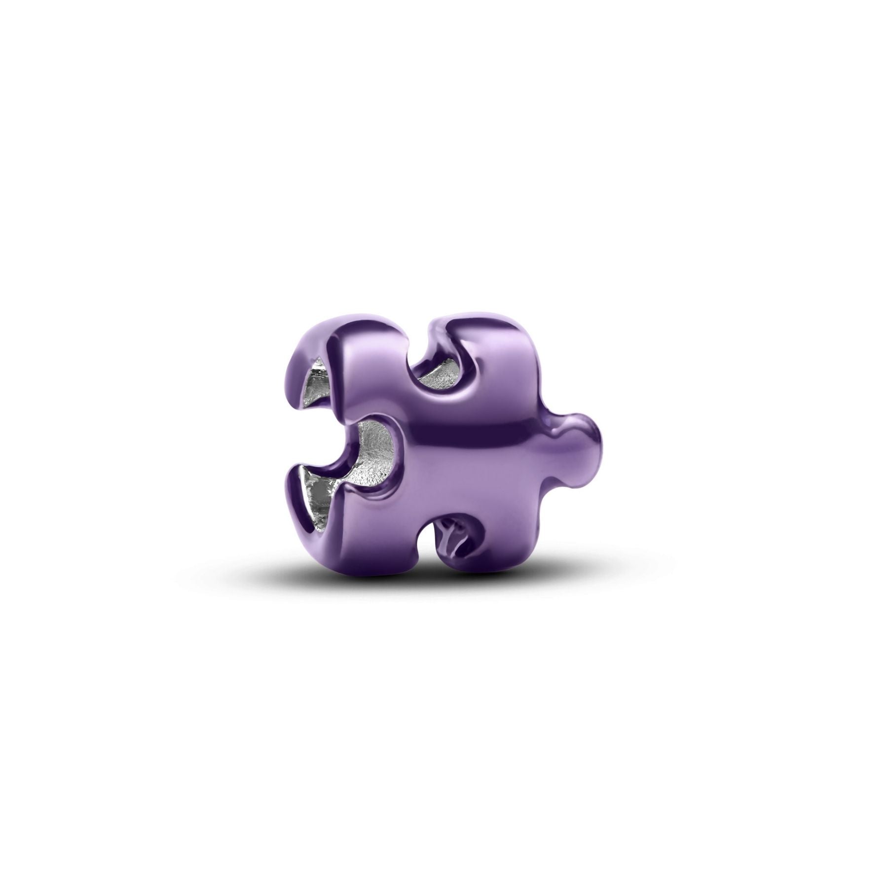 Mini Charm Pandora Puzzle effetto metallico viola - 794816C02