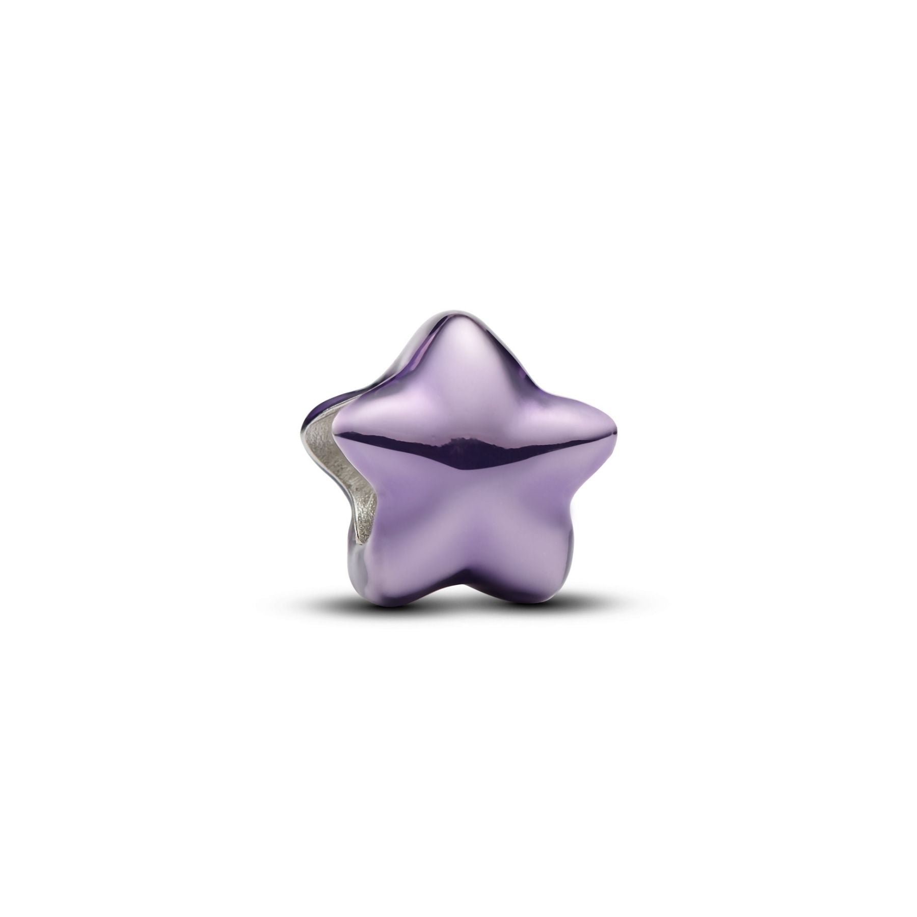 Mini Charm Pandora Stella effetto metallico viola - 794813C01