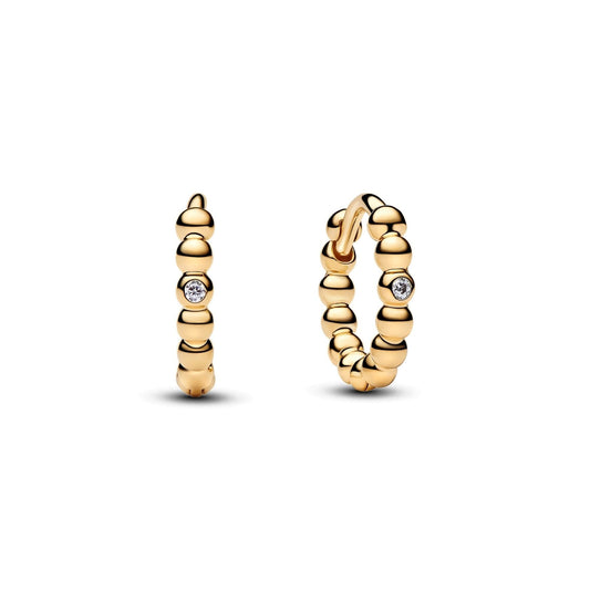 Orecchini Pandora Cerchi Piccoli Sfere con punto luce - 264823C01