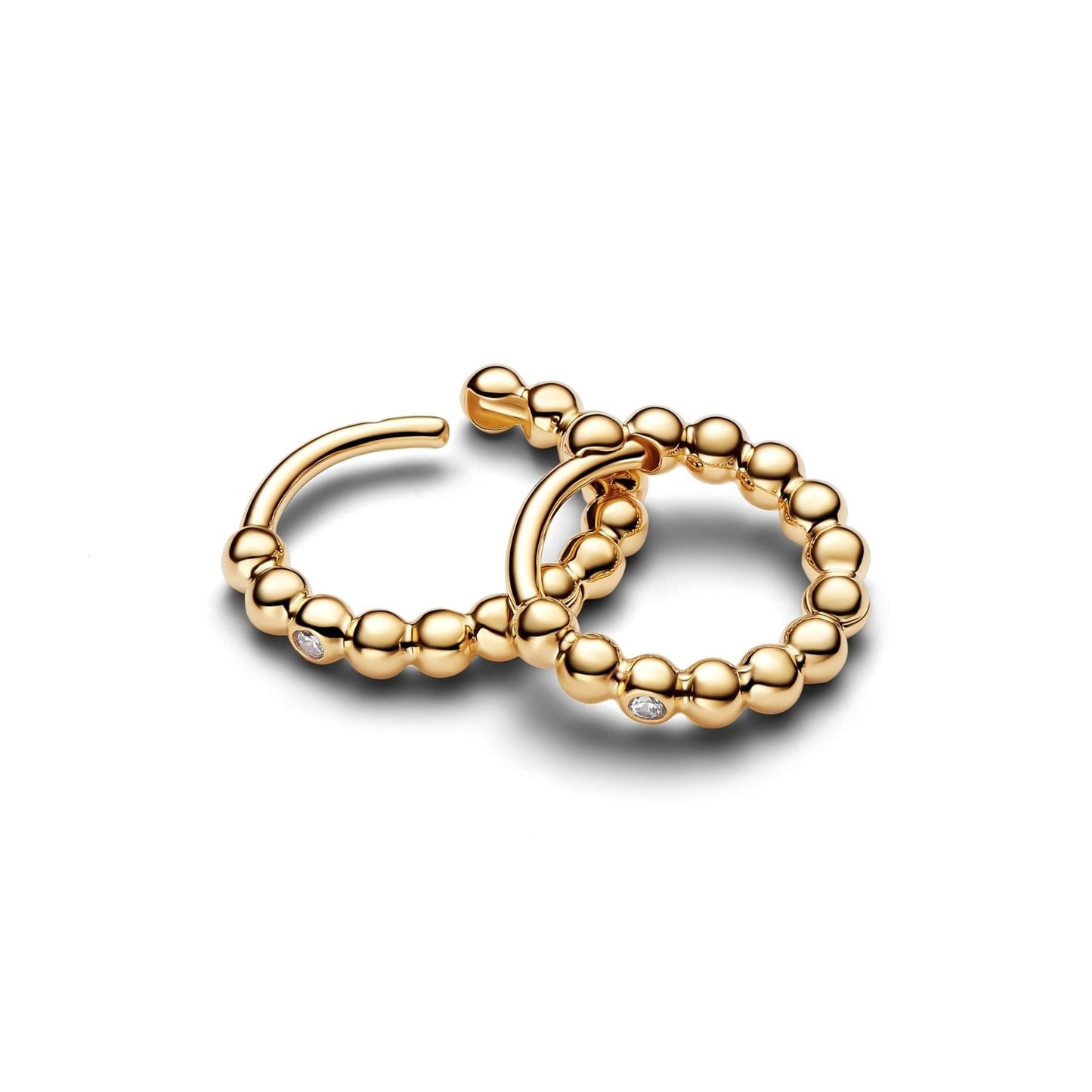 Orecchini Pandora Cerchi Piccoli Sfere con punto luce - 264823C01