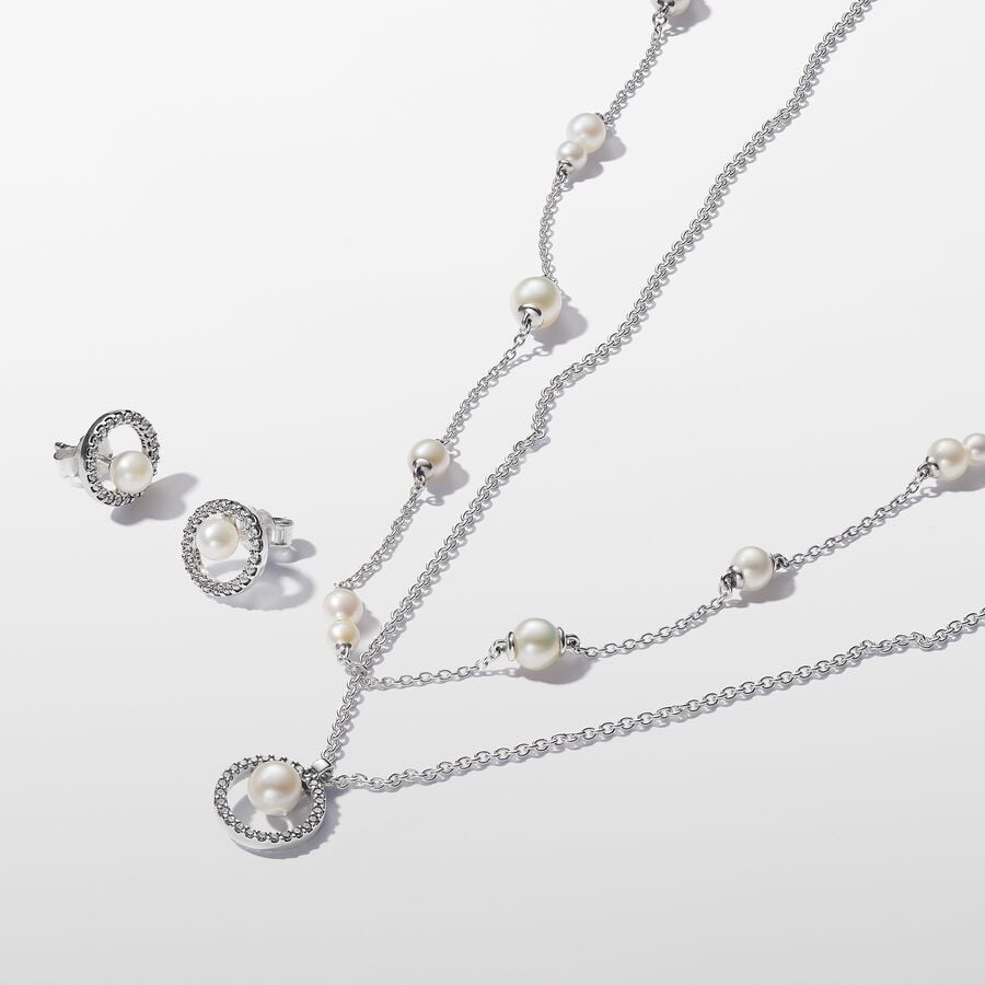 Collana Argento 925 Con Catena A Palline Taglio Diamante | NKlaus | Lunghezza 38 Cm | Gioiello Elegante E Minimal