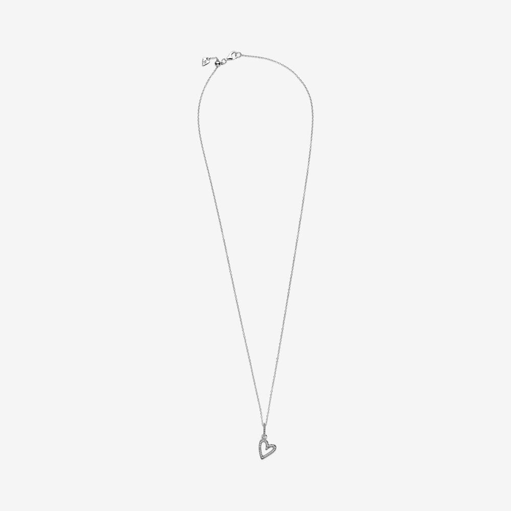 Collana Pandora Con Pendente A Cuore Scintillante 398688C01-50