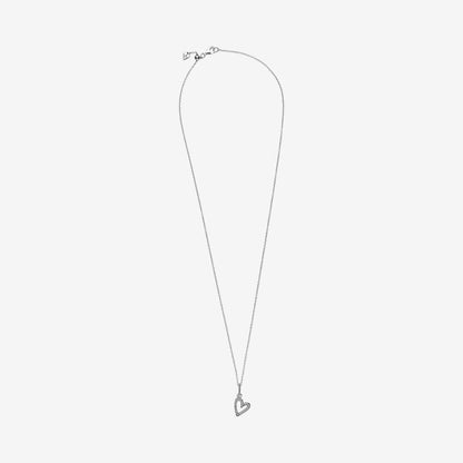 Collana Pandora Con Pendente A Cuore Scintillante 398688C01-50