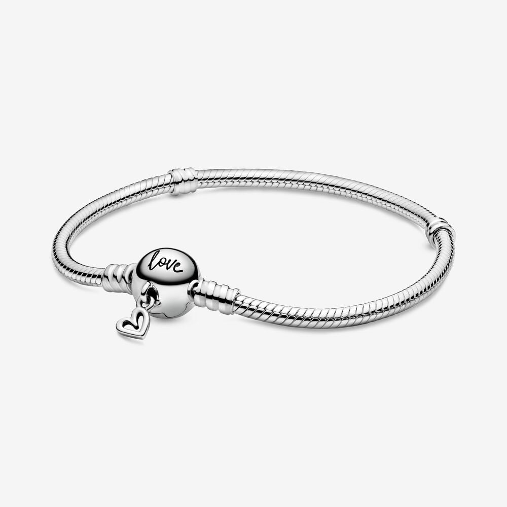 Bracciale Pandora Snake Con Fermaglio A Cuore 598698C00
