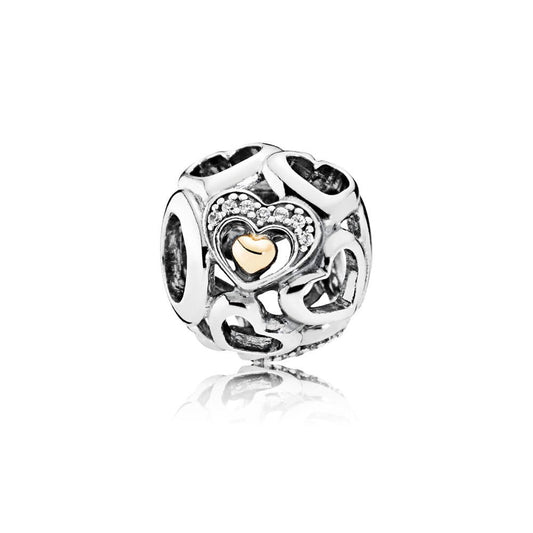 Pandora Romantic Heart Charm 792108CZ