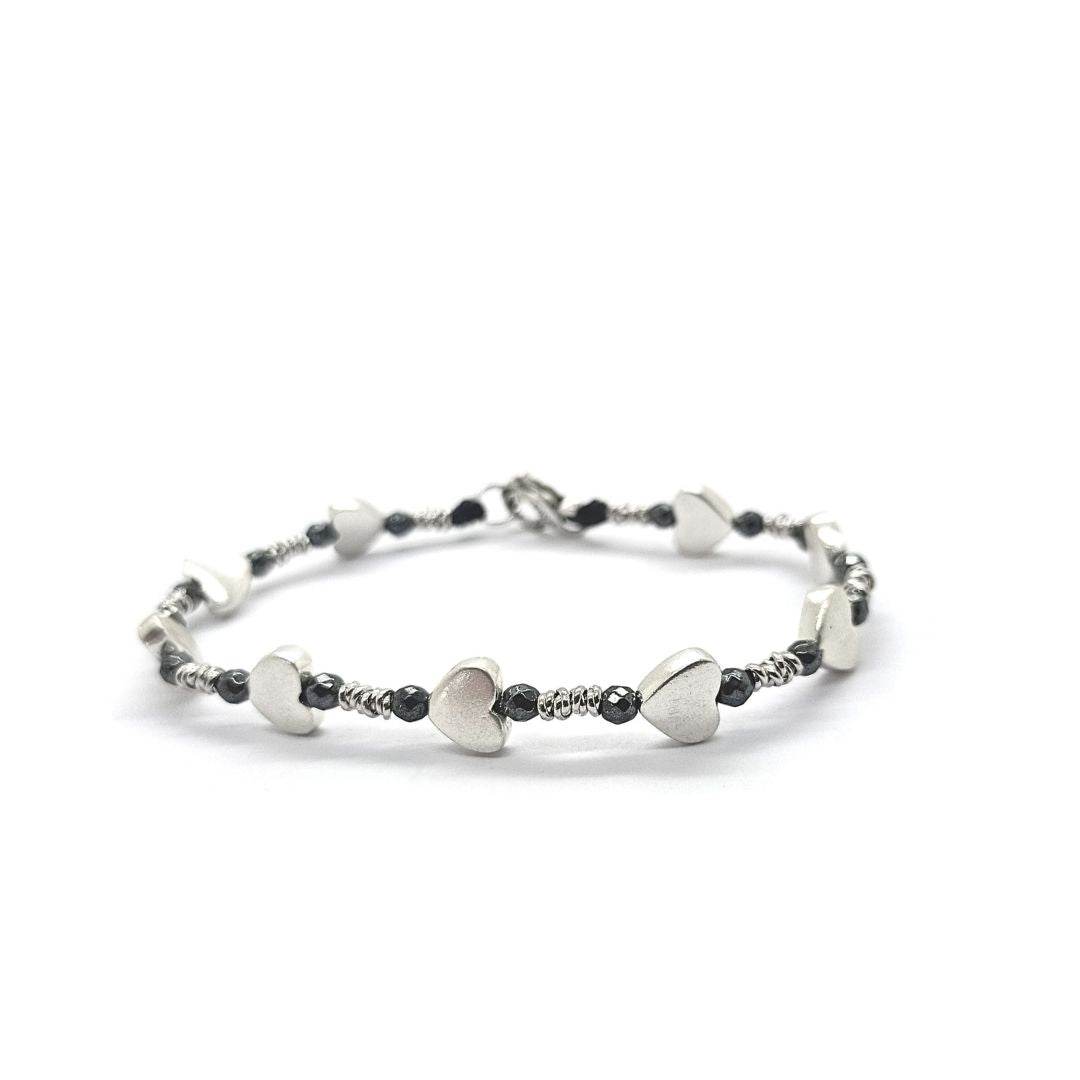 Bracciale Spadarella Spadino cuori SPBR599