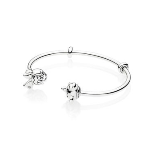 Bracciale Pandora Rigido aperto Mickey Mouse & Minnie 597494