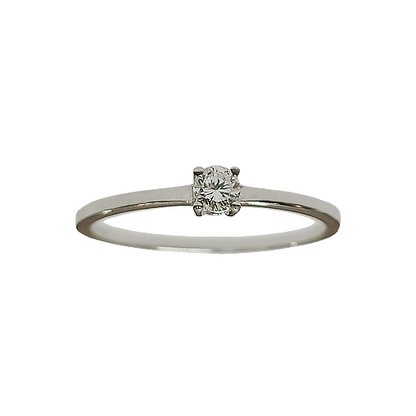 Anello Casadei Solitario in Oro e Diamante