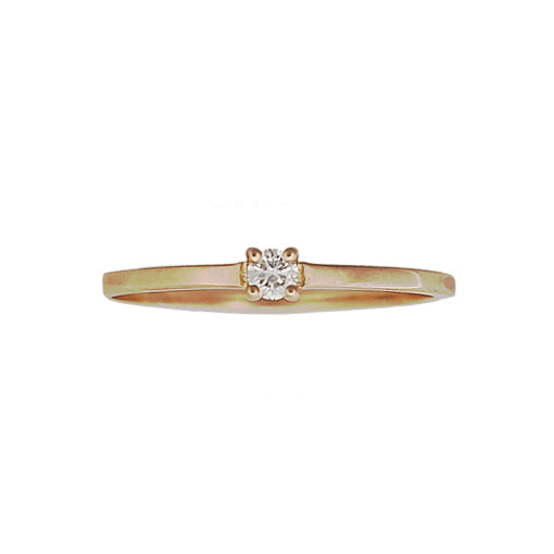 Anello Casadei Solitario in Oro e Diamante