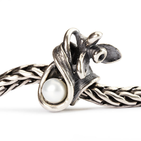 Bead Trollbeads Bucaneve di Gennaio TAGBE-00027