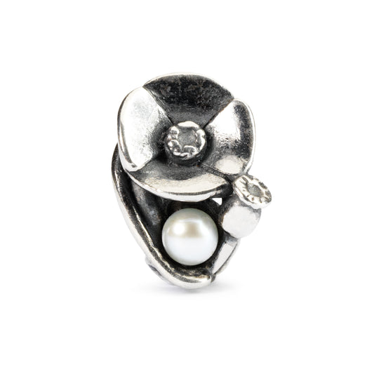Trollbeads August Poppy Bead TAGBE-00034