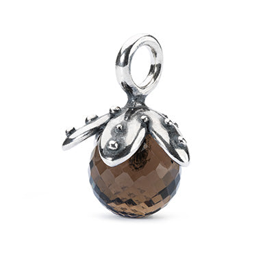 Trollbeads Pendant Bead with Smoky Quartz TAGBE-00210