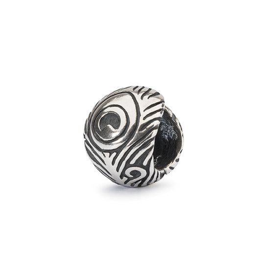 Bead Trollbeads Piuma di Pavone TAGBE-10191