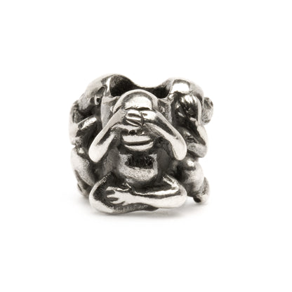 Bead Trollbeads Three Monkeys TAGBE-20092