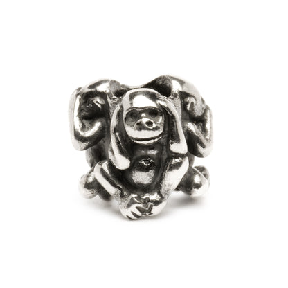 Bead Trollbeads Three Monkeys TAGBE-20092