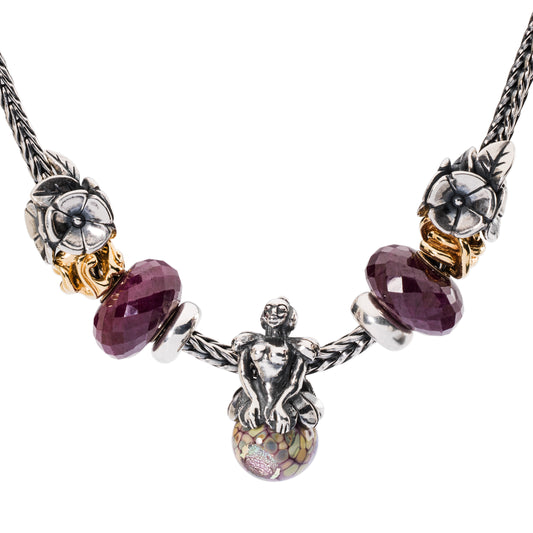 Ciondolo Trollbeads L'Abbraccio dei Fiori TAGPE-00015