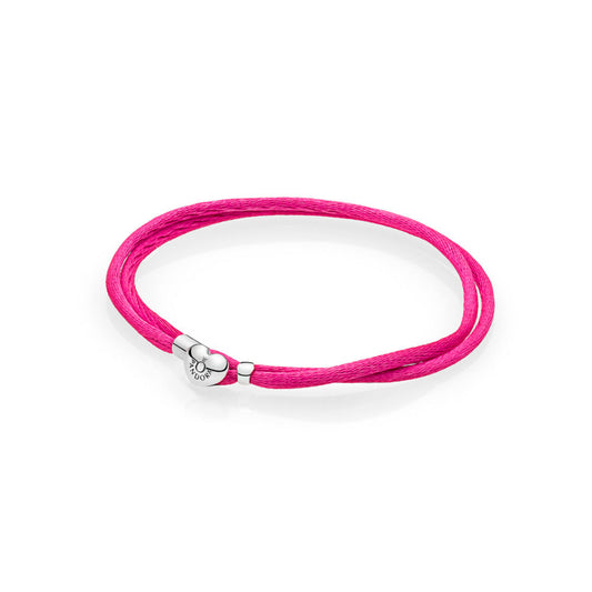 Bracciale Pandora In Tessuto Fucsia 590749CPH
