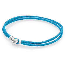 Bracciale Pandora In Tessuto Turchese 590749CTQ
