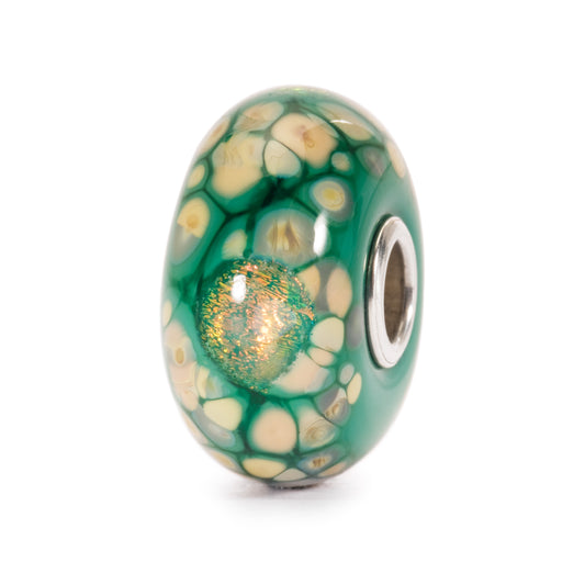 Bead Trollbeads Mosaico di Fiori Verdi TGLBE-20056