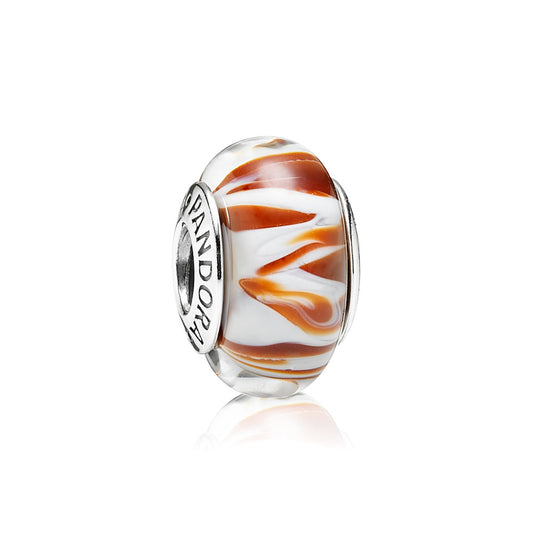 Charm Pandora In Vetro Di Murano Tigrato 790939