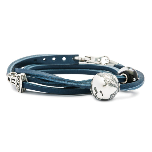 Bracciale Trollbeads Bracciale Cuoio Blu 36  cm TLEBR-00013