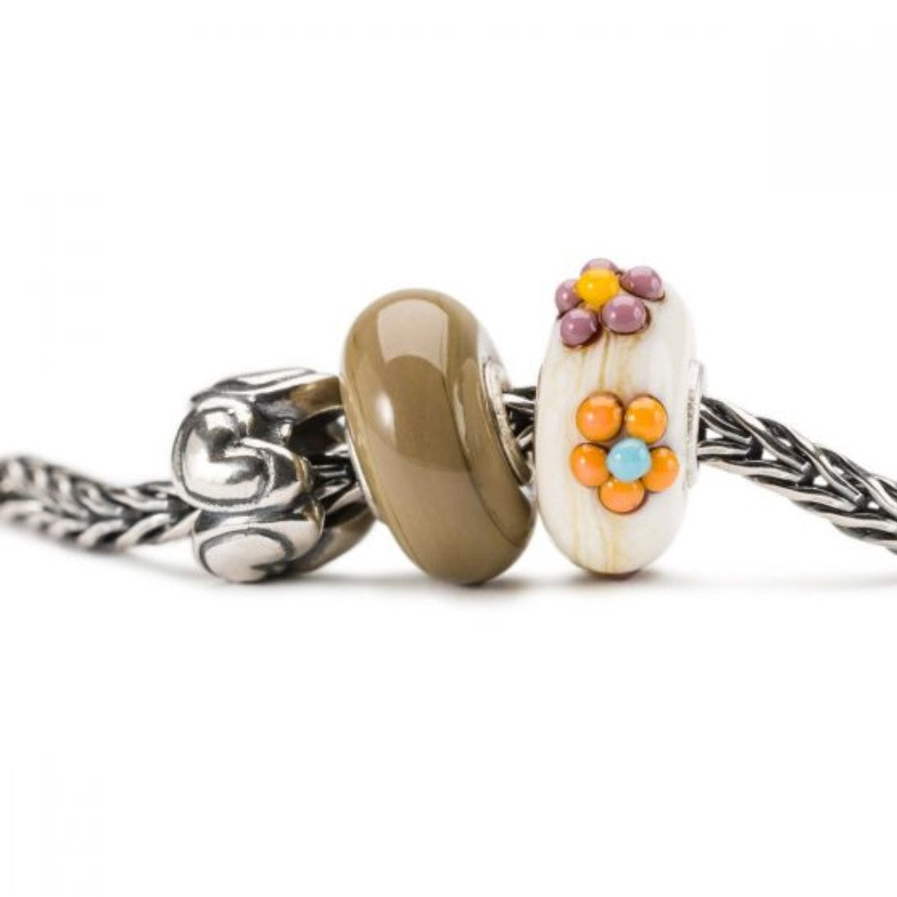 Bead in argento cuore nel cuore THUN by Trollbeads® - Ti amerò per sempre TAGBE-20230EC