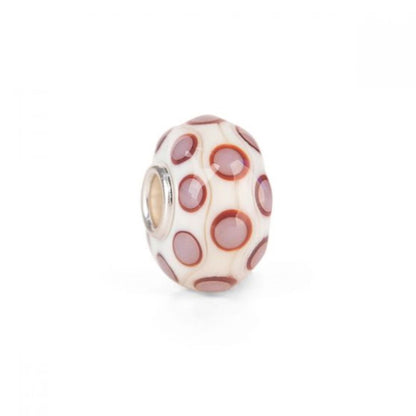White Glass Bead with THUN Happiness Dots by Trollbeads® - Always Excited TGLBE-20139EC