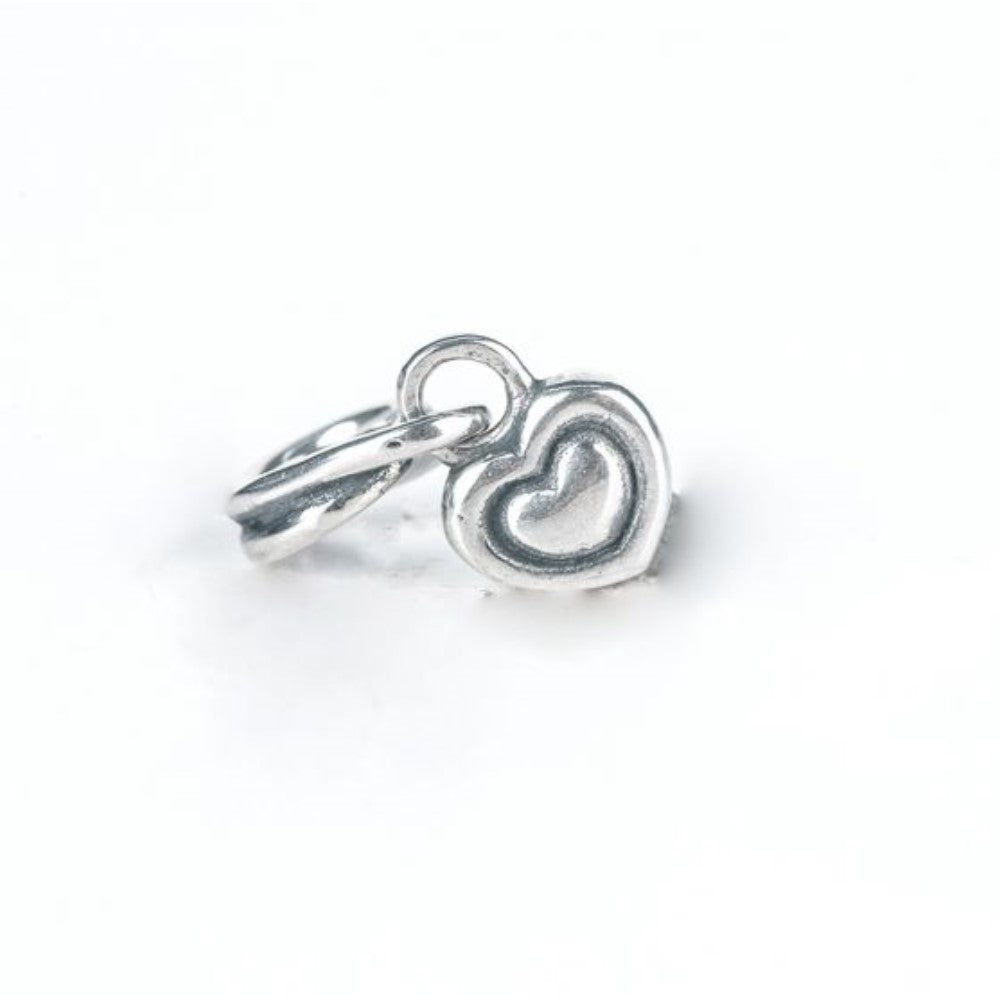 Bead in argento pendente cuore nel cuore THUN by Trollbeads® - Sei sempre con me TAGBE-00258EC