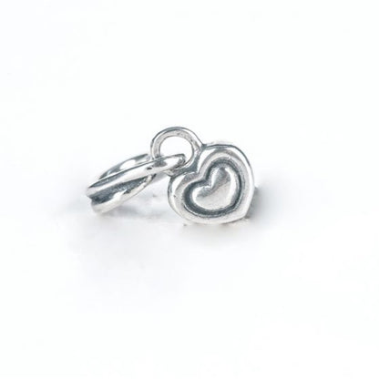 Bead in argento pendente cuore nel cuore THUN by Trollbeads® - Sei sempre con me TAGBE-00258EC