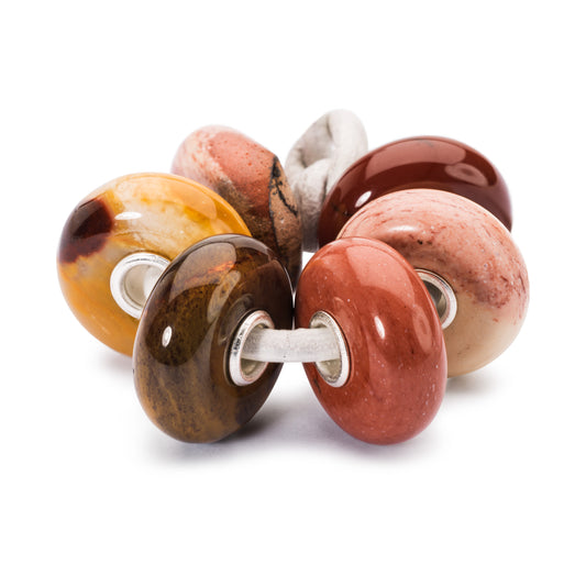 Bead Trollbeads Set Diaspro Mookaite TSTBE-00014