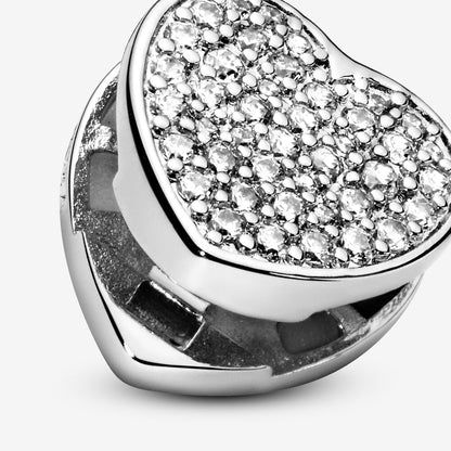 Charm Clip Pandora Pavè a Cuore 798684C01