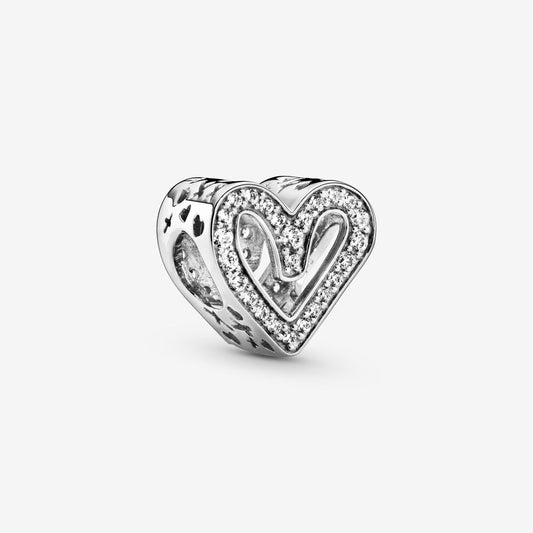 Charm Pandora Cuore Disegnato Scintillante 798692C01