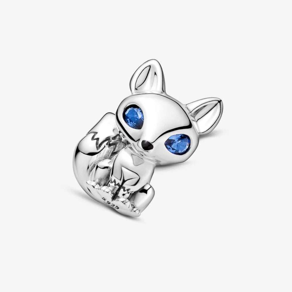 Pandora Blue-Eyed Fox Charm 799096C01