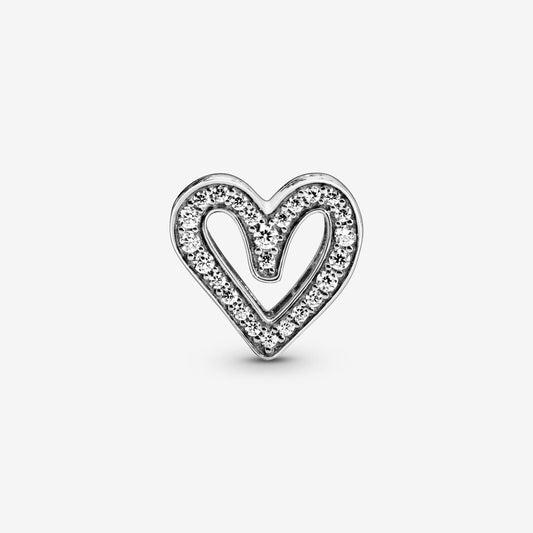 Charm Pandora Cuore Disegnato Scintillante 798692C01