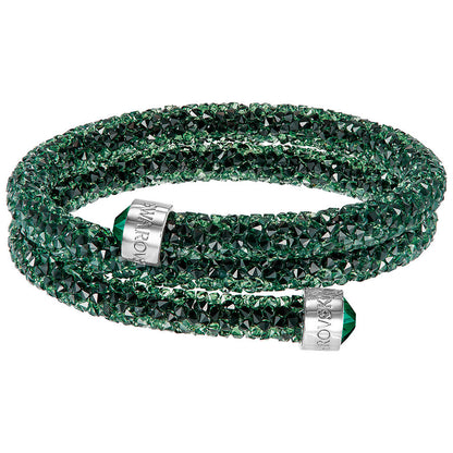 Swarovski Crystaldust Green Double Bracelet
