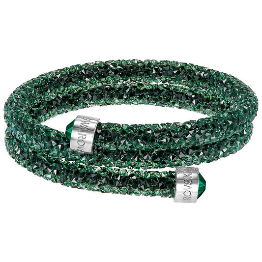 Swarovski Crystaldust Green Double Bracelet