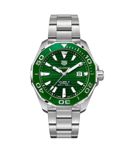 Orologio Tag Heuer AQUARACER CALIBRE 5 GREEN WAY201S.BA0927