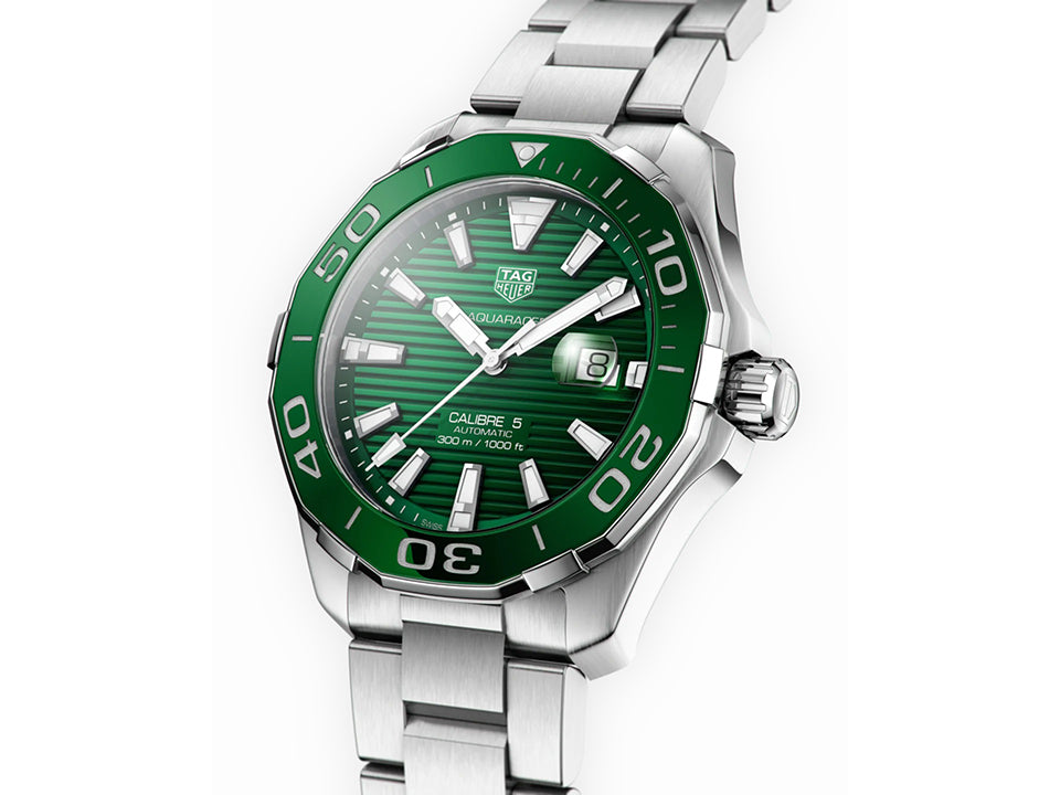 Orologio Tag Heuer AQUARACER CALIBRE 5 GREEN WAY201S.BA0927