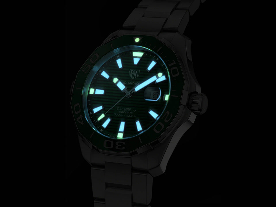 Orologio Tag Heuer AQUARACER CALIBRE 5 GREEN WAY201S.BA0927