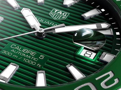 Orologio Tag Heuer AQUARACER CALIBRE 5 GREEN WAY201S.BA0927