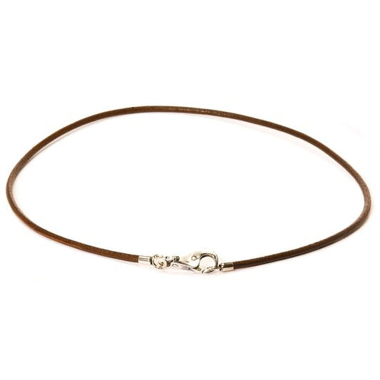 Collana Trollbeads Collana Cuoio Marrone