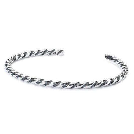 Bracciale Trollbeads Bangle a Spirale in Argento