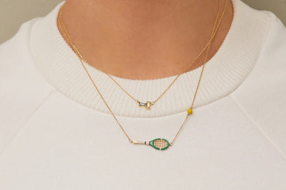 Aliita Necklace Neck Jewelry Aquamarine Peridot Gold Tennis 1024x1024