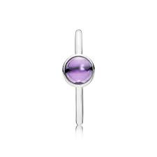 Anello Pandora Goccia Poetica Viola 190983ACZ