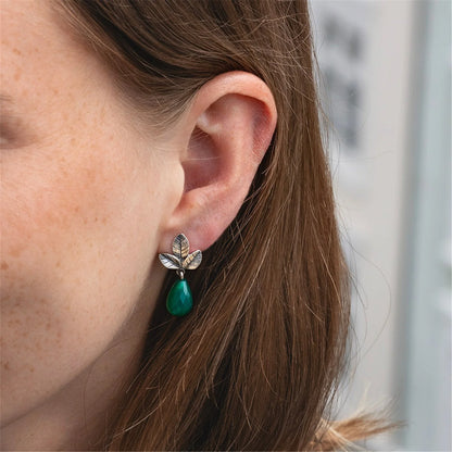 Trollbeads Leaves of Hope Earrings TAGEA-00135