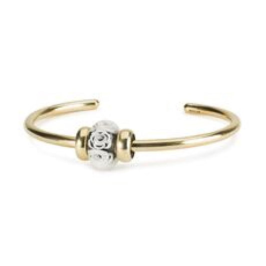Trollbeads Bangle Pink Queen White