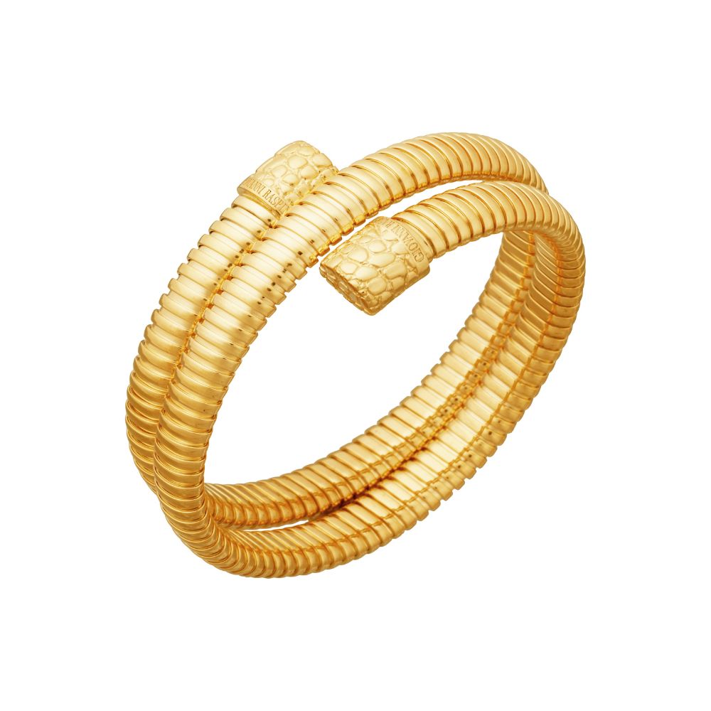 Bracciale tubogas croco doppio Giovanni Raspini 12332