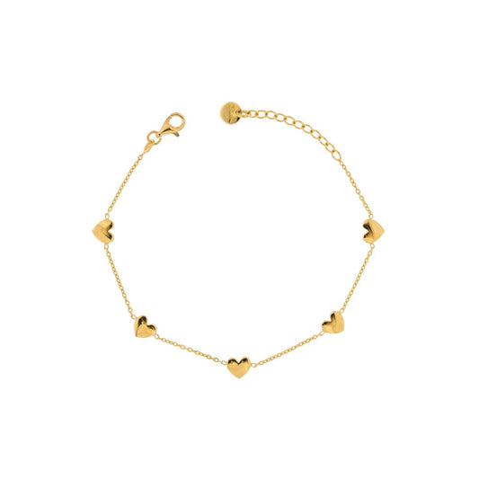 Bracciale Catenella Rue Des Mille 5 Cuori BR-CAT 5 CUO
