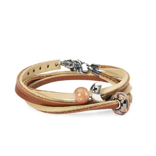 Bracciale Trollbeads in Cuoio Giorno e Notte TLEBO-00210