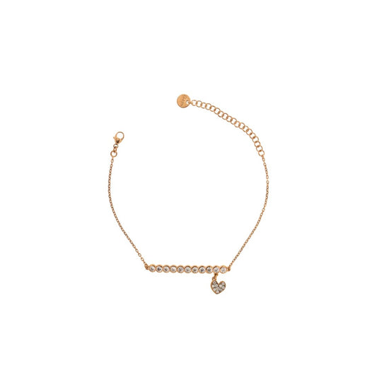 Bracciale Catenella Rue Des Mille Cuore Zirconi BRZ001WCUO